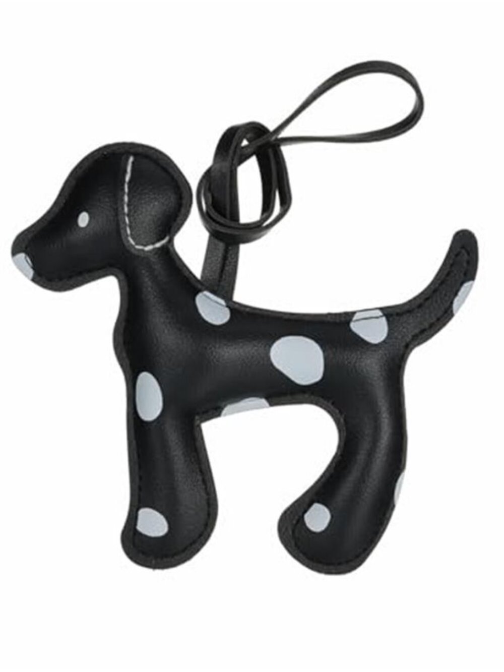 Leather Dog Bag Charm Dog Lover Charm Keychain for Purse Handbags Bag